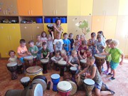 Příběh o bubnu - bubnování ve školce